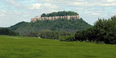 Blick zur Festung K�nigstein