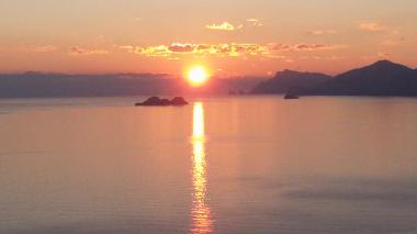 Sonnenuntergang im Winter