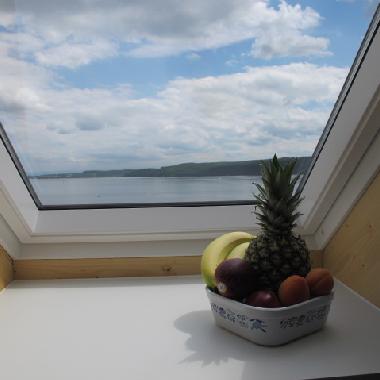 Blick auf den See aus der K�che