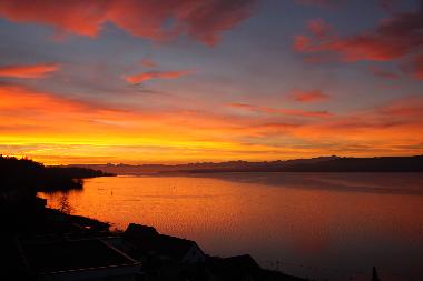 Sonnenuntergang Richtung �berlingen - Ihr Blick