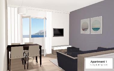 Ferienwohnung in Brela (Splitsko-Dalmatinska) oder Ferienwohnung oder Ferienhaus