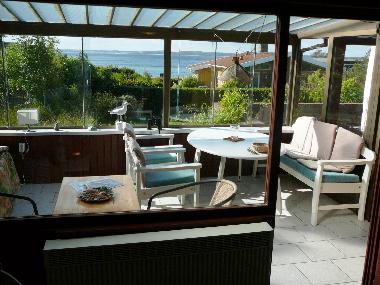 Der Frhstcksblick auf die Ostsee
