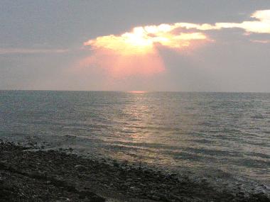 Sonnenaufgang am Strand