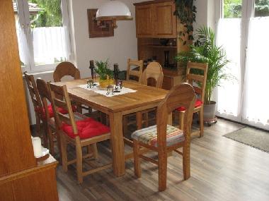 Esstisch aus anderer Perspektive