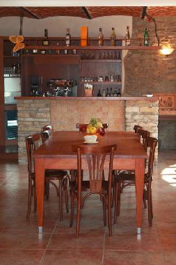 Wohn-Essraum mit Espresso Bar