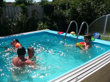 Pool, bei sch�nem Wetter immer gut besucht