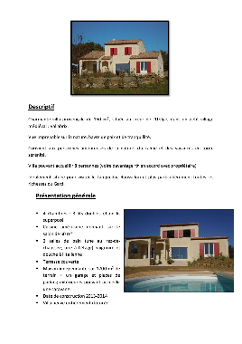 Villa in uzes (Gard) oder Ferienwohnung oder Ferienhaus