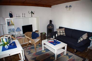 Wohnzimmer mit Kamonofen