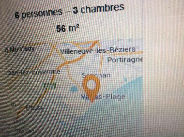 Villa in Valrasplage (H�rault) oder Ferienwohnung oder Ferienhaus