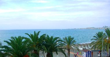 Aussicht vom Studio aufs Meer und den Strand