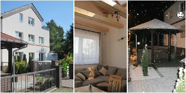 Ferienwohnung inkl. Pavillon mit Grillecke und gem�tlicher Sitzcouch