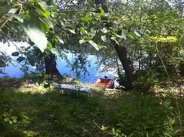 Eigener Bootsplatz am �lven 300 Meter vom Ferienhaus