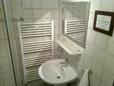 Auch hier neue Armaturen, Heizung und Waschbecken