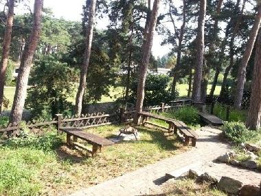 Grillplatz mit Blick auf den See