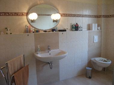 Bad mit Dusche + Wanne (EG)