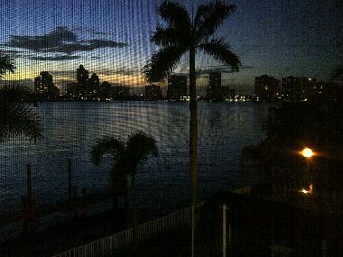 Blick auf den Intercoastal