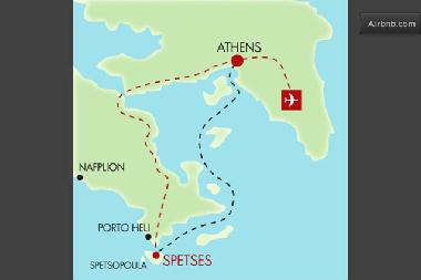 Ferienhaus in Spetses (Argolida) oder Ferienwohnung oder Ferienhaus