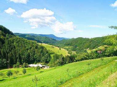 Natur Landschaft vom Mllerbauernhof im Maisachtal ohne Durchgangsverkehr