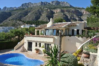 Villa in Altea La Vella (Alicante / Alacant) oder Ferienwohnung oder Ferienhaus