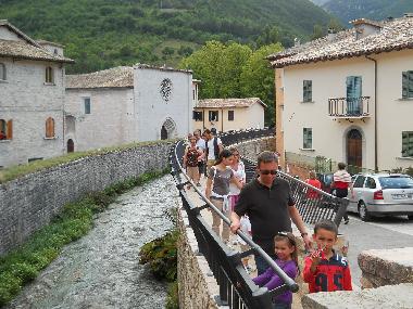Ferienhaus in Borgo S.Antonio (Visso9 (Macerata) oder Ferienwohnung oder Ferienhaus