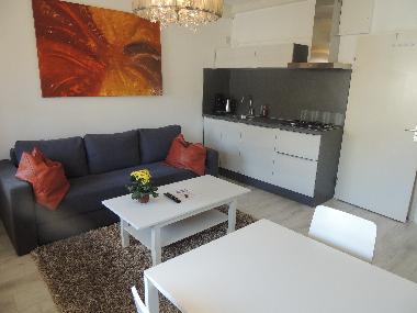 Wohnzimmer/Kuche Appartment LV