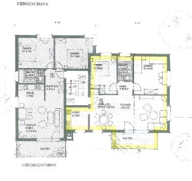 Grundriss der Wohnung