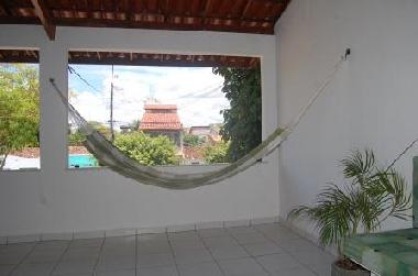 Terrasse mit sicht auf Sonnenuntergang
