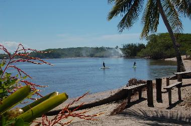 Stand Up Paddle auf dem Flu�