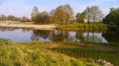 Blick aus den Badesee