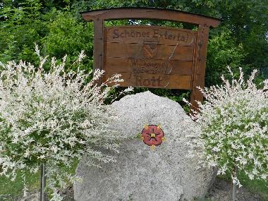 Einfahrt zum Ferienpark Extertal