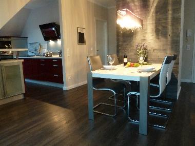 Der Wohn-Esszimmerbereich