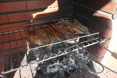 Grillen auf der Terrasse