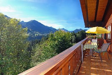 Balkon Fellhorn mit traumhafter Aussicht