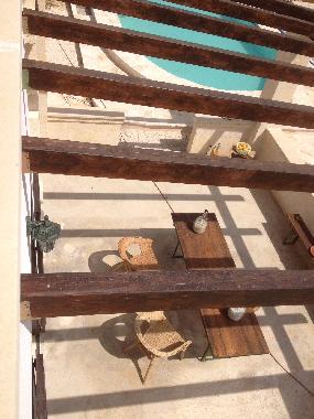 Blick von der Dachterasse 