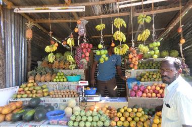 der Obsstand gegn�ber