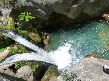 Wasserfall Im Gebirge