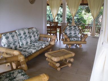 Villa Marakuya jedes Doppelzimmer mit eigener Veranda