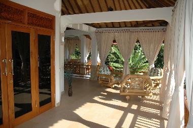 Teiansicht Veranda Villa Jakaranda