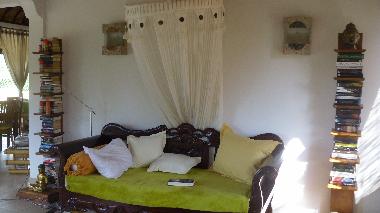 Ottomane auf der Veranda