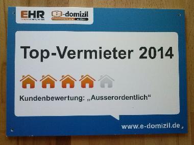 Auf den Top-Vermieter Award sind wir sehr stolz