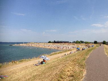 Strand und Meer auf 50m