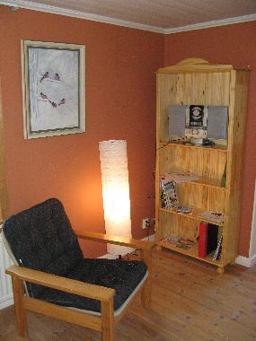 Leseecke im Wohnzimmer