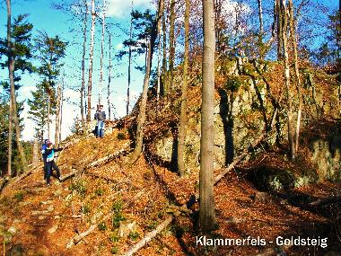 Ab Haustr -  Goldsteig im Mrz 2012