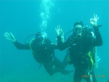 Faszinierende Unterwasserwelt-Tauchschule