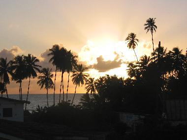 Sonnenaufgang Dachterrasse