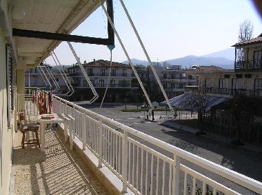 Der Olympus hinter das Dorf