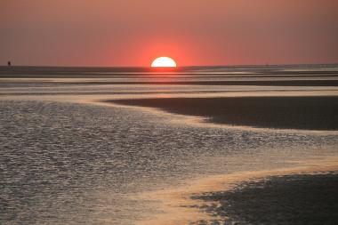 Abendstimmung am Strand von Vrouwenpolder