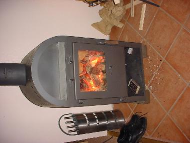 Kaminofen sorgt f�r Gem�tlichkeit und zus�tzliche W�rme