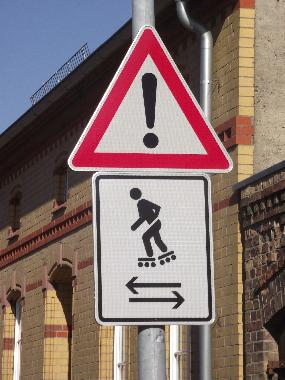 Die Flming Skate luft unmittelbar am Grundstck entlang 