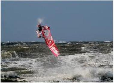 Surfer in seinem Element.